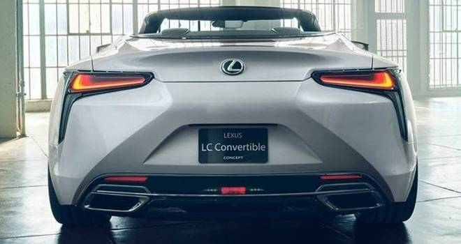 Lexus üstü açılabilir 2019 LC Convertible Concept'i tanıttı